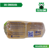 COD: CON8X8LKRA - CONTENEDOR BIODEGRADABLE LISO - MEDIDA 8CM X 8CM - MARCA CONVERMEX - PAQ. CON 50 PZAS