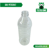 COD: PETECO1LT - BOTELLA ECOLOGICA CAPACIDAD DE 1 LITRO - PAQUETE: 120 PZAS