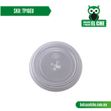 COD: TP16EU - TAPA TRANSPARENTE No. 16 - EU CON RANURA - PAQUETE: 50 PZAS