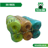 COD: RBGCOL - RAFIA - BOLA GRANDE VARIOS COLORES - VENTA POR PIEZA