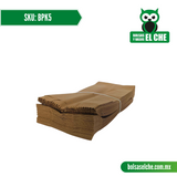 COD: BPK5 - BOLSA DE PAPEL COLOR CAFÉ KRAFT N. 5 - PAQ. CON 100 PZAS