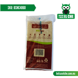 COD: BSNC4060 - BOLSA SUELTA NATURAL - 40CM X 60CM - CALIBRE 125 - CONT. 1 KG