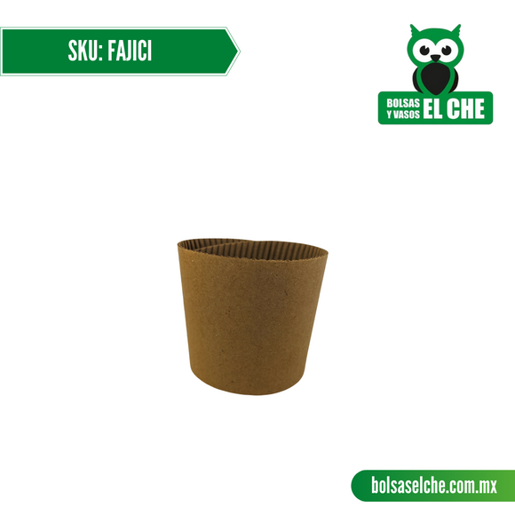 COD: FAJICI - FAJILLA Y/O CINTILLO PARA PROTECCION DE VASO CALIENTE - CARTON - CONTENIDO: 50 PZAS