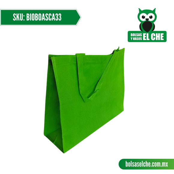 COD: BIOASCA50 - BOLSA DE TELA CON ASA - MEDIDAS DE 50CM X 40CM X 16CM X 70CM - COLOR ROSADO - SE VENDE POR PIEZA