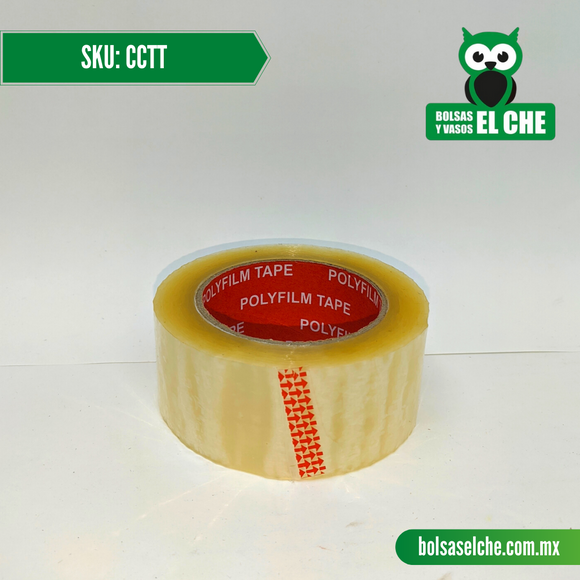 COD: CCTT - CINTA TRANSPARENTE 150 MTRS LARGO - VENTA POR PIEZA