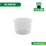 COD: ENVREY500 - ENVASE CAPACIDAD DE 1/2 LITRO ( 500ML ) PP - REYMA - PAQUETE: 25 PZAS