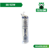 COD: VS374W - VASO DE PAPEL COLOR BLANCO No. 374 - 4 ONZAS - PAQ. CON 50 PZAS