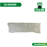 COD: BSN1020400 - EMPAQUE SUELTO NATURAL TRANSPARENTE - 10CM X 20CM - CALIBRE 400 - CONT. 1 KG