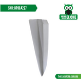 COD: BPBCA227 - BOLSA DE PAPEL BLANCO No 227 - PAQ. CON 100 PZAS