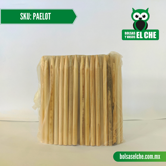 COD: PAELOT - PALO DE MADERA CON PUNTA PARA ELOTE, MANZANAS, MANGOS