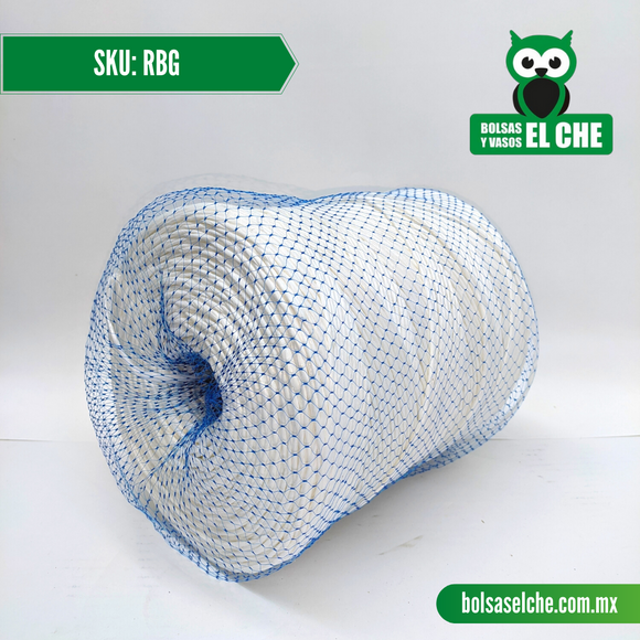 COD: RBG - RAFIA - BOLA GRANDE COLOR BLANCO - VENTA POR PIEZA