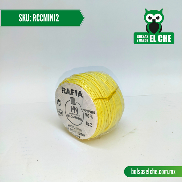 COD: RCCMINI2 - RAFIA - BOLA CHICA No. 2 - VENTA POR PIEZA
