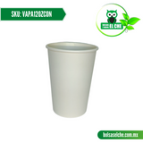 COD: VAPA120ZCON - VASO PAPEL 12 OZ BEBIDA CALIENTE BLANCO