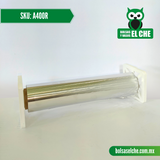 COD: A400R - ROLLO DE ALUMINIO - GRADO ALIMENTICIO - VENTA POR PIEZA - CAPACIDAD 400 MTS ROJO