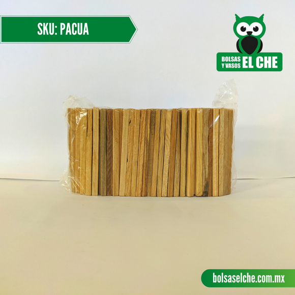COD: PACUA - PALO DE MADERA PARA PALETA CUADRADO.