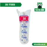 COD: TP20050 - TAPA PORTION No. 200 - CONVERMEX - PAQUETE: 50 PZAS